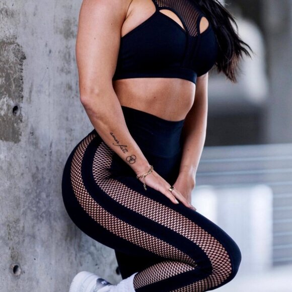 Bombshell Sportswear Iconic  Mohawk Leggings SOLD OUT - Picture 1 of 8
